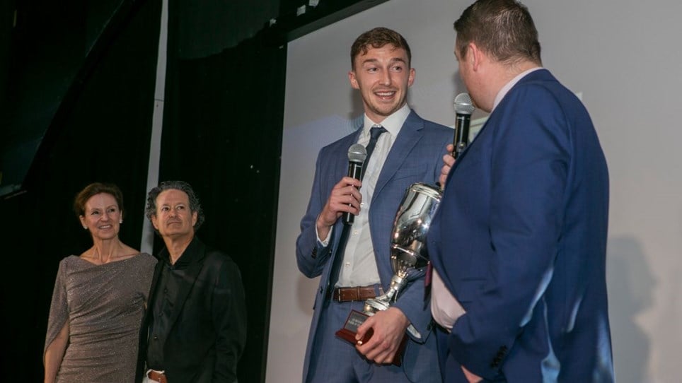 Masterson | "I am delighted to win the award"