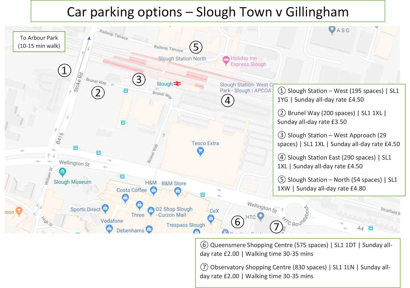 Information for Gills fans visiting Slough - News - Gillingham